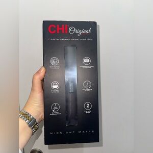 CHI Original 1" Digital Ceramic Hairstyling Iron - Midnight Matte
